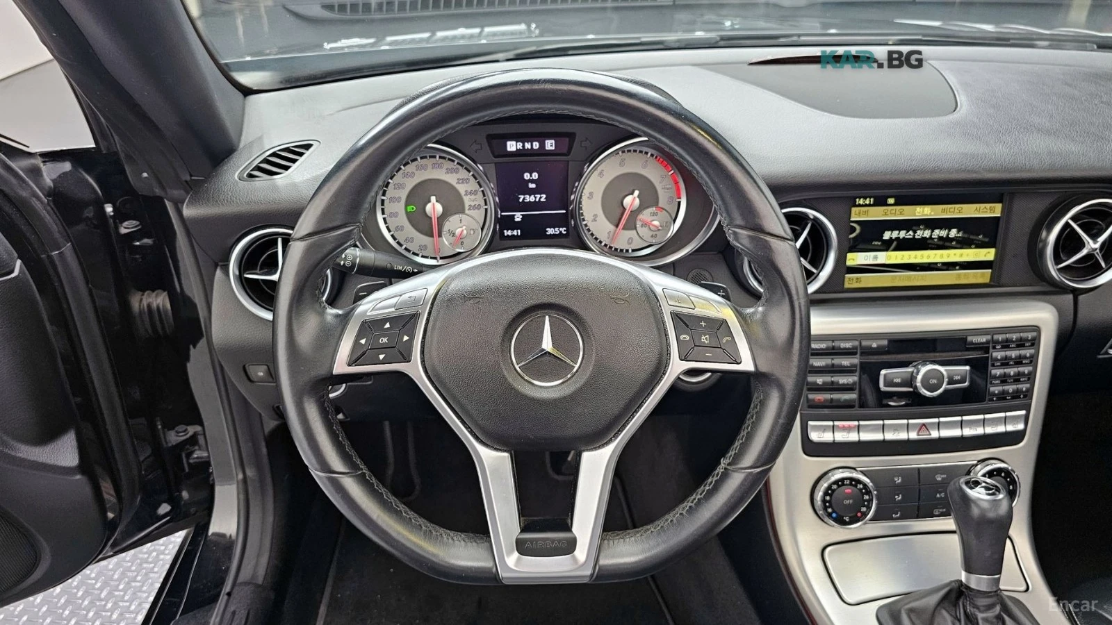 Mercedes-Benz SLK 200 BlueEfficiency* КОЖА* ОБДУХВ* , снимка 11 - Автомобили и джипове - 55068467