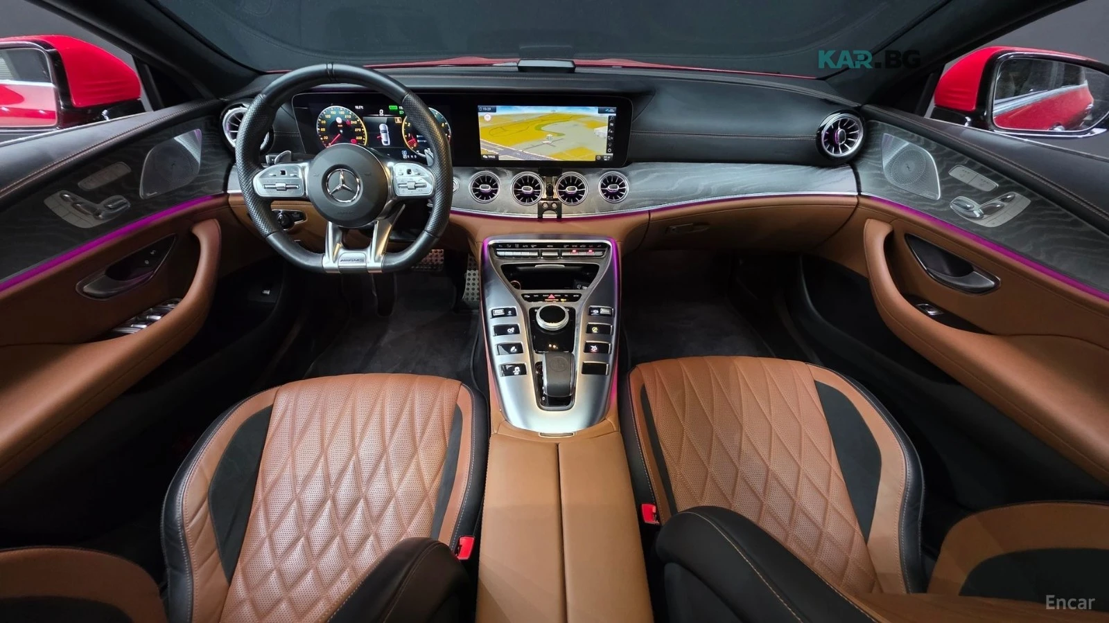 Mercedes-Benz AMG GT 43* 4MATIC* 360* HEAD UP* BURMASTER* ОБДУХВАНЕ* ПА, снимка 7 - Автомобили и джипове - 55031107