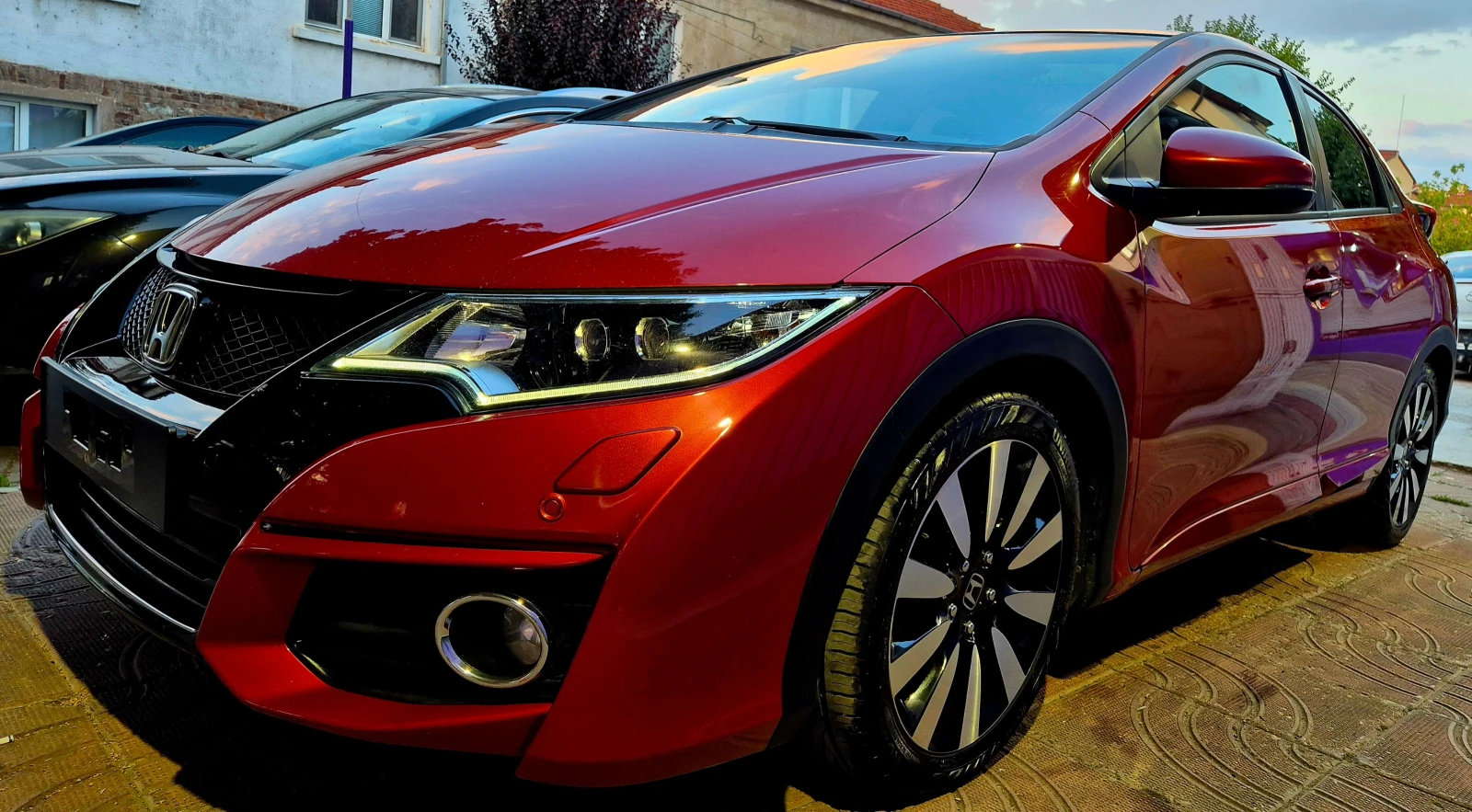 Honda Civic 1.6d-Executive-нави-кожа-верига-6speed-нов, снимка 4 - Автомобили и джипове - 55590730