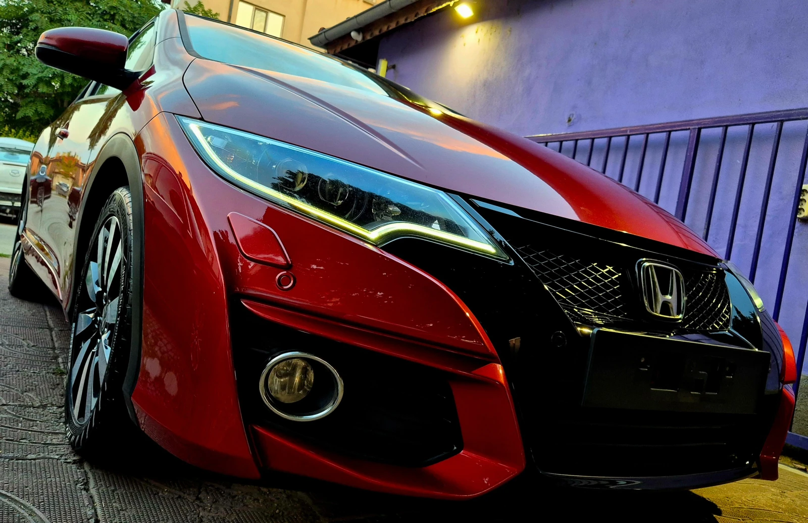 Honda Civic 1.6d-Executive-нави-кожа-верига-6speed-нов, снимка 6 - Автомобили и джипове - 55590730