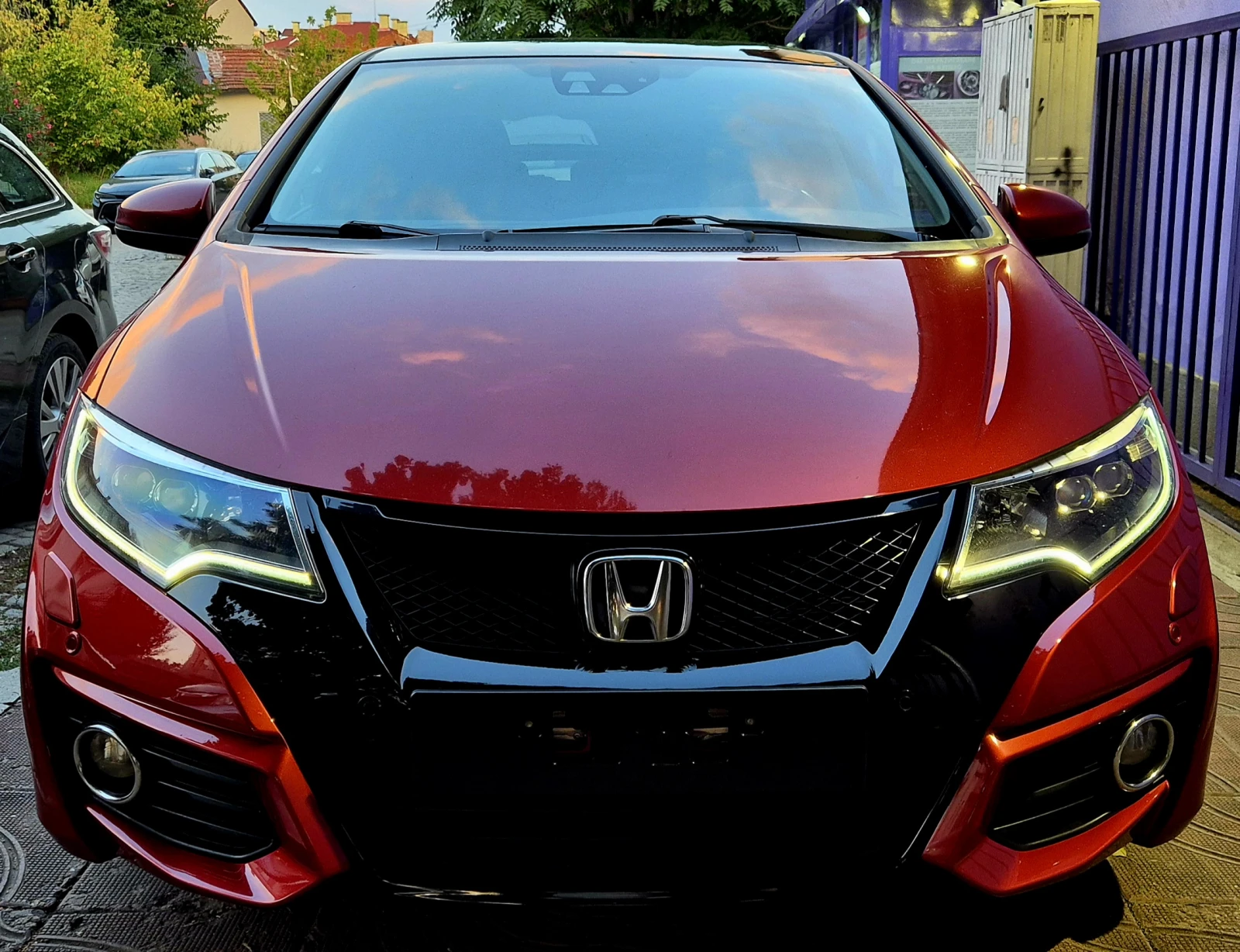 Honda Civic 1.6d-Executive-нави-кожа-верига-6speed-нов, снимка 2 - Автомобили и джипове - 55590730