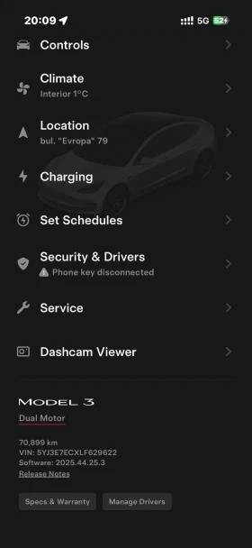 Tesla Model 3 PERFORMANCE - 22202 € / 43423.34 лв. - 60405025 13