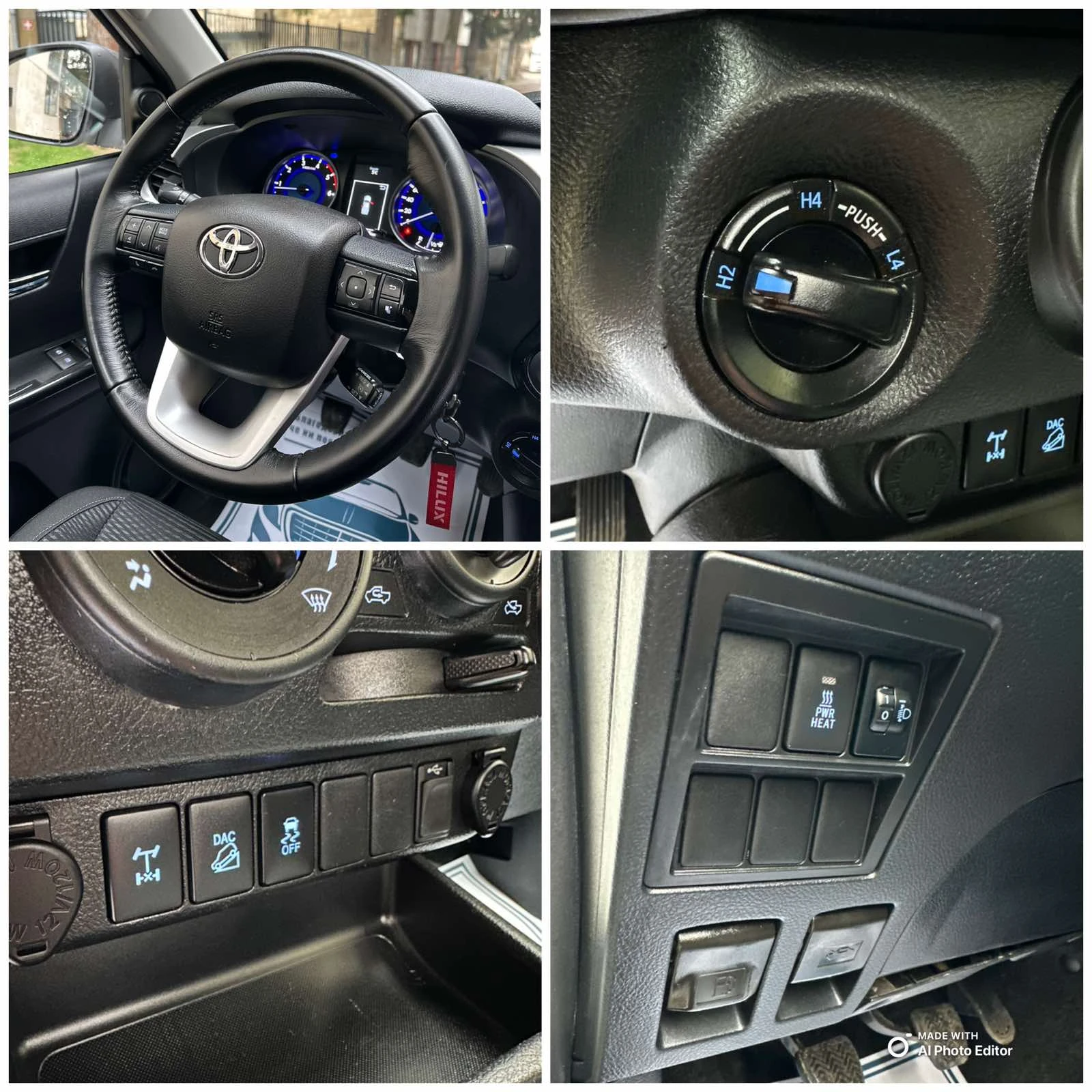 Toyota Hilux 2.4D-4D* OFFROAD, снимка 9 - Автомобили и джипове - 53937180