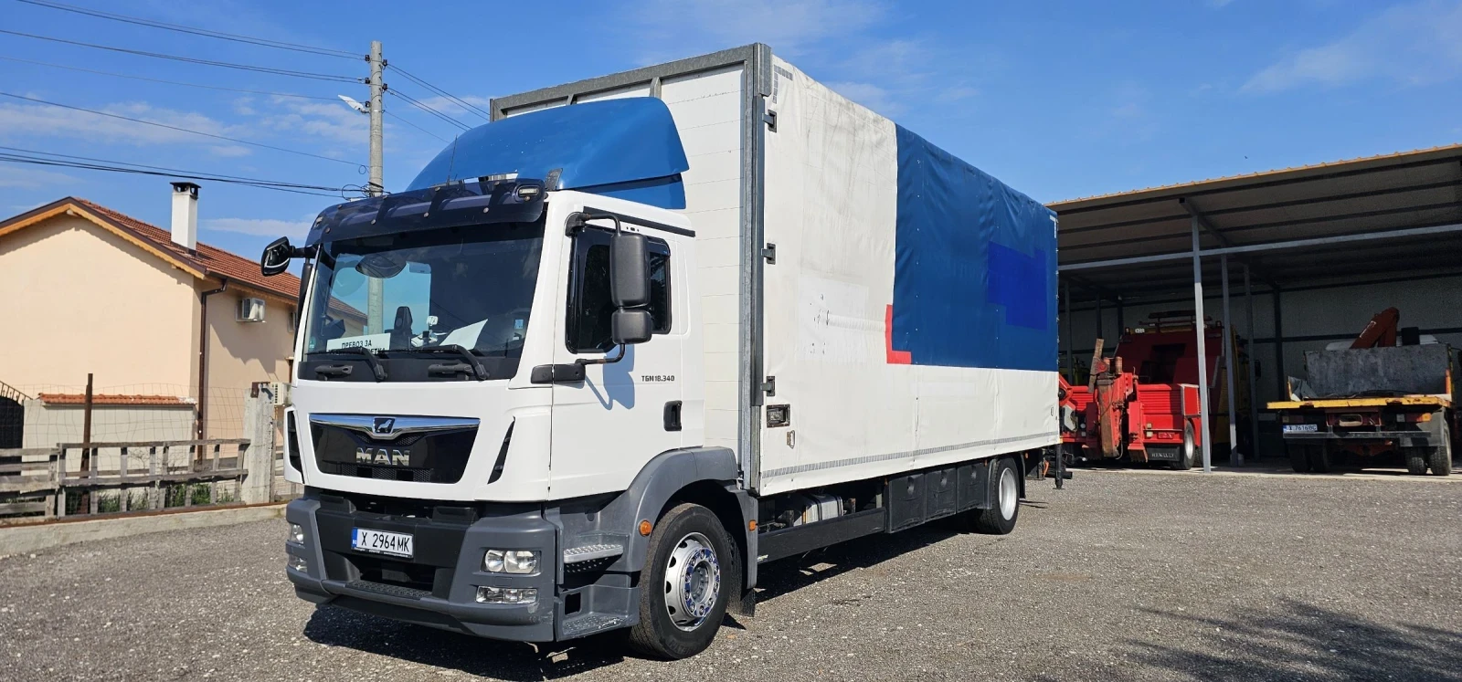 Man Tgm 18.340 кран 15м