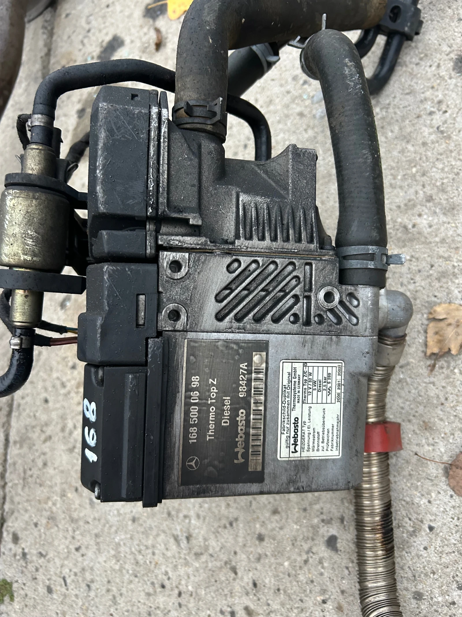 печка Webasto Mercedes-Benz A-Class W 168 168 500 06 98