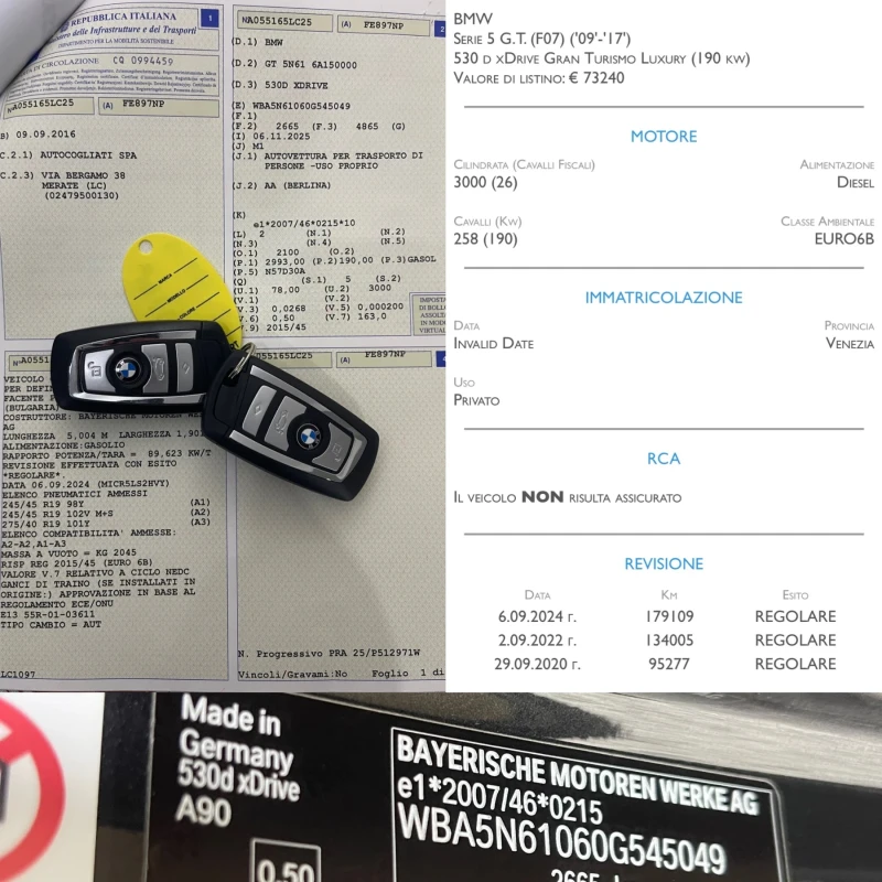 BMW 530 GT! FaceLift!! X-drive!!! Luxury!, снимка 17 - Автомобили и джипове - 52693175