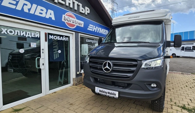 Кемпер HYMER / ERIBA 4X4 MERCEDES 3500 kg., снимка 4 - Каравани и кемпери - 51465732