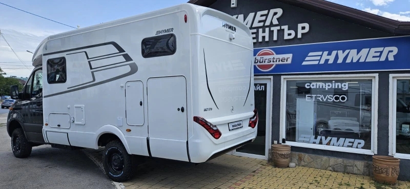 Кемпер HYMER / ERIBA 4X4 MERCEDES 3500 kg., снимка 5 - Каравани и кемпери - 51465732