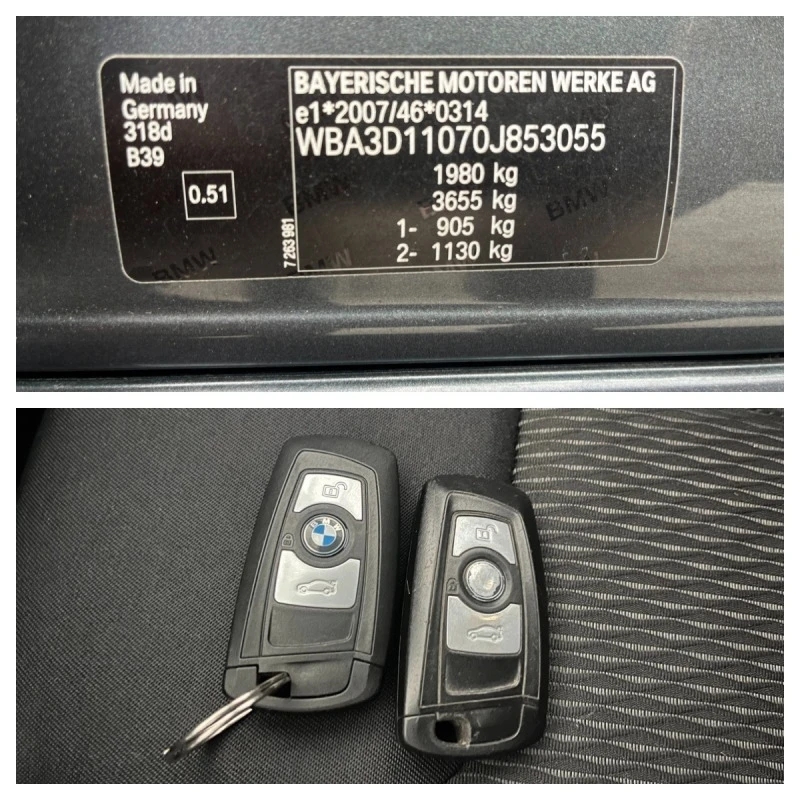 BMW 318 D 143 k.c, снимка 13 - Автомобили и джипове - 45358209