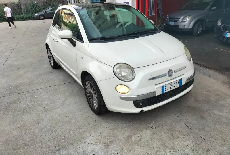 Fiat 500 12i/69kc, бензин, климатик, панорама , снимка 10 - Автомобили и джипове - 47234817