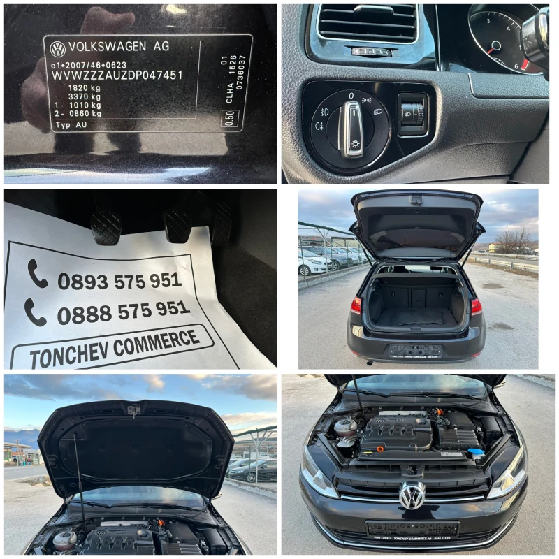 VW Golf 1.6-TDI-HIHGLINE-TOP-165.000km-NEW-PARKTRONICI, снимка 17 - Автомобили и джипове - 48997287