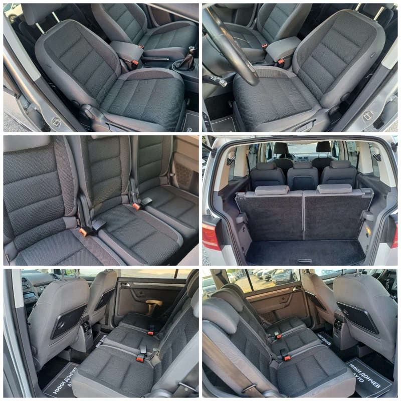 VW Touran 2.0-140 TDI! 6скорости! 7местен! Топ, снимка 14 - Автомобили и джипове - 50647847