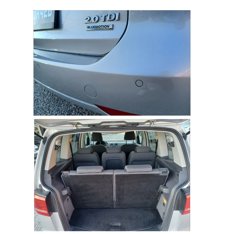VW Touran 2.0-140 TDI! 6скорости! 7местен! Топ, снимка 17 - Автомобили и джипове - 50647847