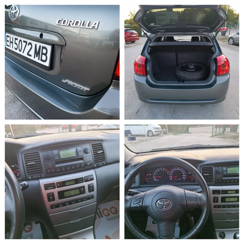 Toyota Corolla 1.6i-110кс-ШВЕЙЦАРИЯ-РЪЧКА-ГАЗ/БЕНЗИН-SPORT, снимка 16 - Автомобили и джипове - 52018102