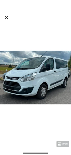 Ford Transit Custom 2.2TDCi, Клима.8+ 1.Нов внос от Германия, снимка 1