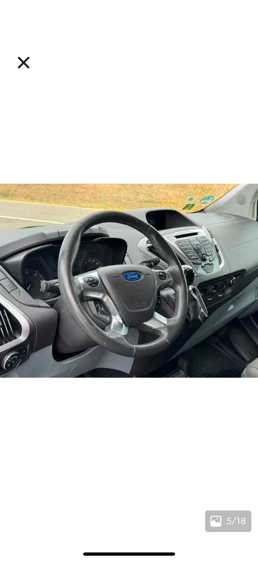 Ford Transit Custom 2.2TDCi, Клима.8+ 1.Нов внос от Германия, снимка 5 - Бусове и автобуси - 55985151