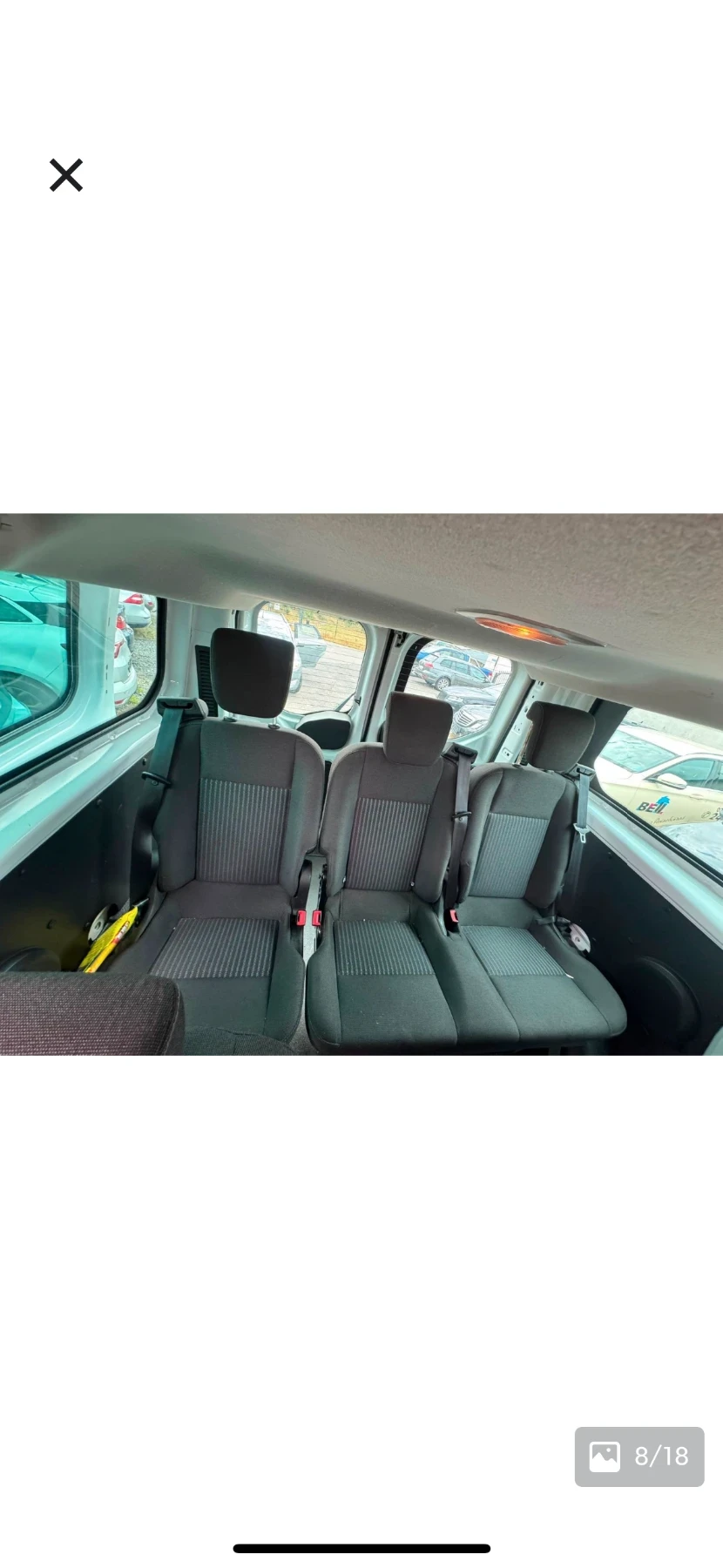 Ford Transit Custom 2.2TDCi, Клима.8+ 1.Нов внос от Германия, снимка 9 - Бусове и автобуси - 55985151