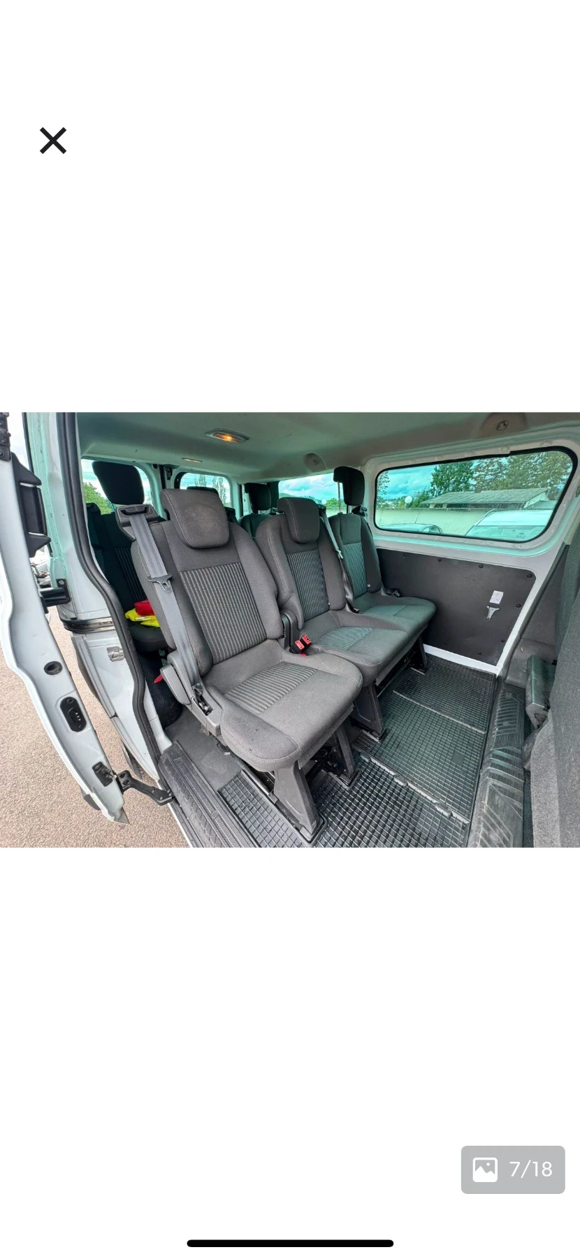 Ford Transit Custom 2.2TDCi, Клима.8+ 1.Нов внос от Германия, снимка 8 - Бусове и автобуси - 55985151