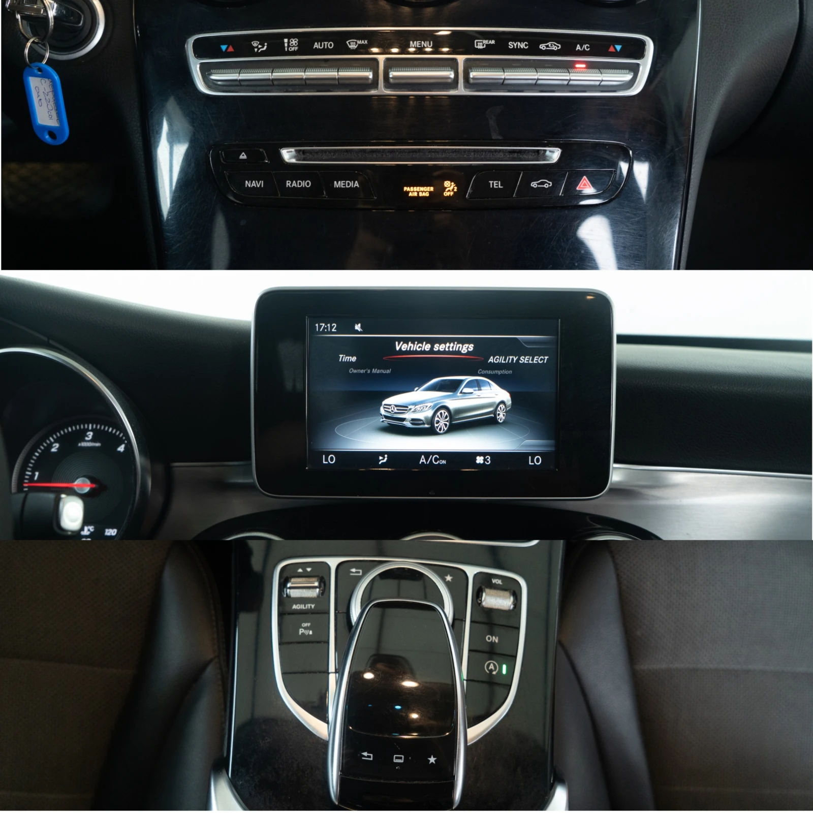 Mercedes-Benz C 220 D = 2014 = TOP = ГАРАНЦИЯ = ЛИЗИНГ, снимка 16 - Автомобили и джипове - 54894828