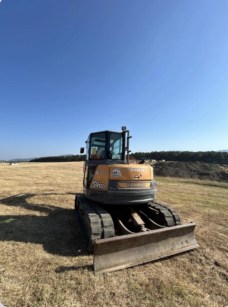 Багер Yanmar SV100, снимка 6 - Индустриална техника - 51957754