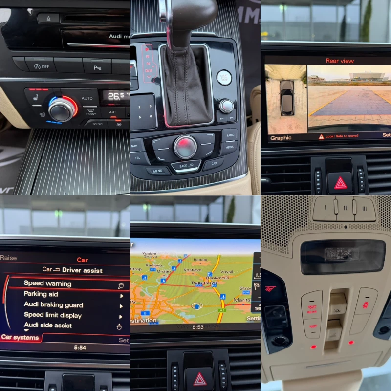 Audi A6 S-LINE-3.0-BITDI-360КАМЕРИ-ПАМЕТ-DISTRONIC-ОБДУХВА, снимка 13 - Автомобили и джипове - 51904072