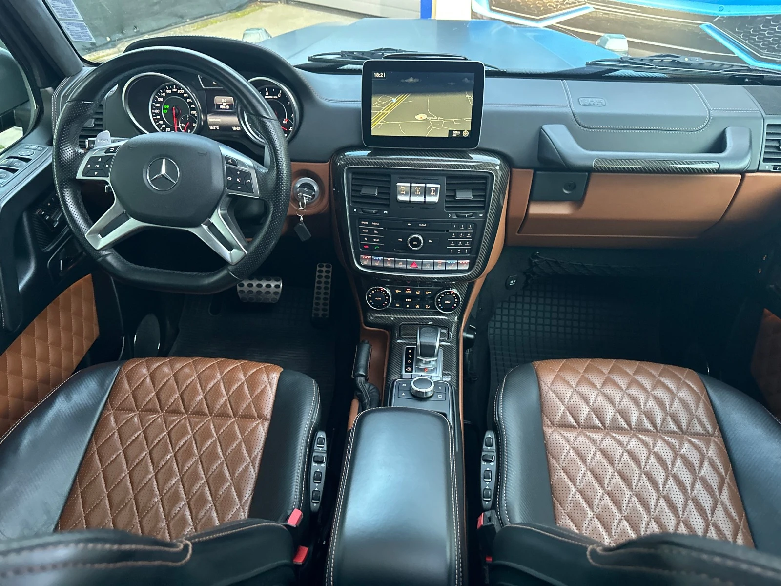 Mercedes-Benz G 63 AMG EDITION-MAT* 1-COБСТВЕНИК, 3 TV* FULL* TOP* 21*  - изображение 9