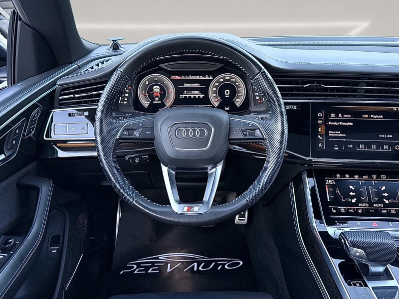 Audi Q8 5.0TDI#3xSLINE#B&O#MATRIX-LASER#PODGREV#OBDUH#PANO, снимка 9 - Автомобили и джипове - 50112685