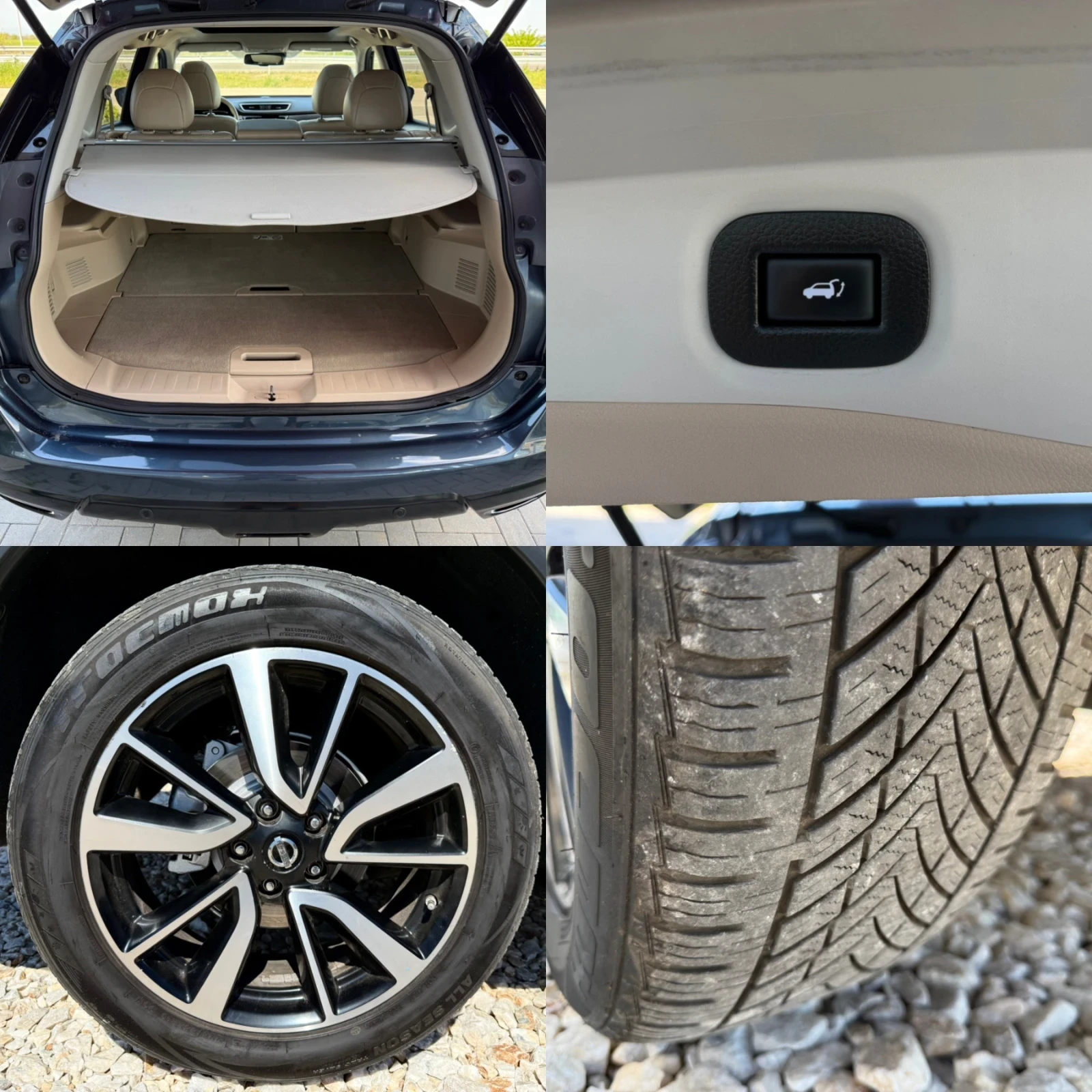 Nissan X-trail 1.6 DCi TEKNA / FULL / KOJA / NAVI / 360 / EURO 6, снимка 17 - Автомобили и джипове - 54443744