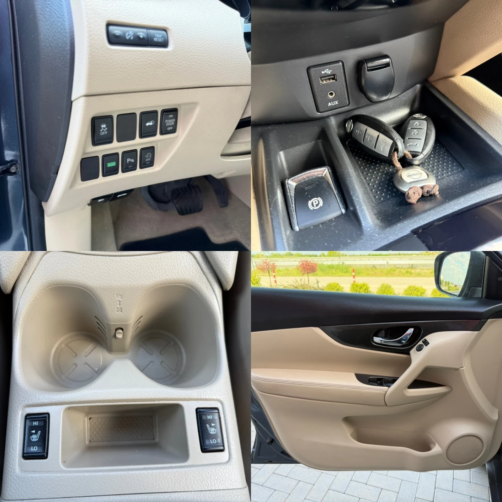 Nissan X-trail 1.6 DCi TEKNA / FULL / KOJA / NAVI / 360 / EURO 6, снимка 15 - Автомобили и джипове - 54443744