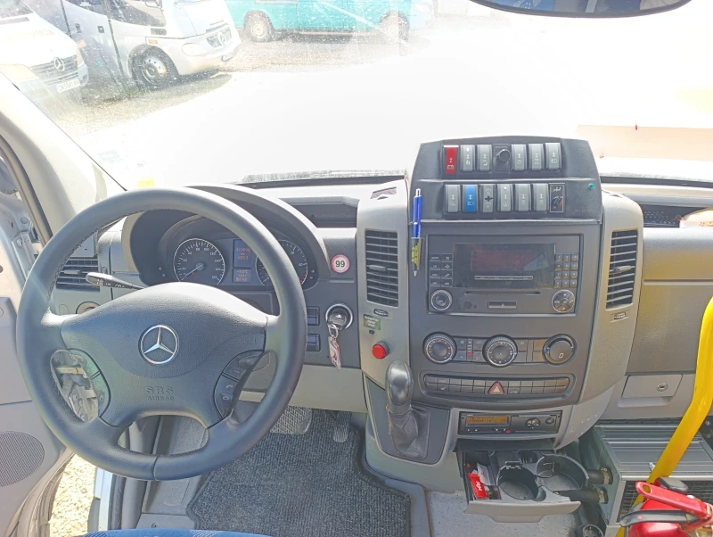 Mercedes-Benz Sprinter 518 19+ 1, КЛИМА, 2 ПЕЧКИ, АВТОМ.ВРАТА, TV+ DVD, , снимка 7 - Бусове и автобуси - 53447936