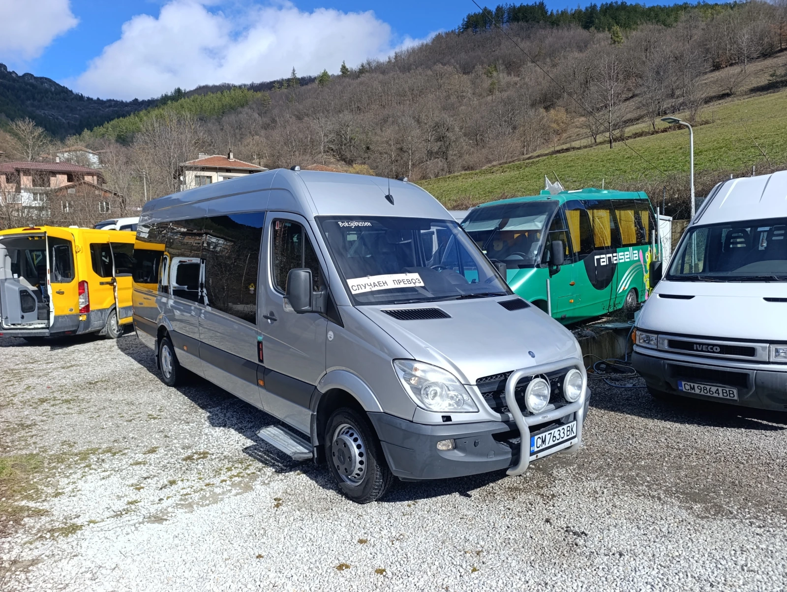 Mercedes-Benz Sprinter 518 19+ 1, �����, 2 �����, �����.�����, TV+ DVD,  | Mobile.bg � ����������� 1