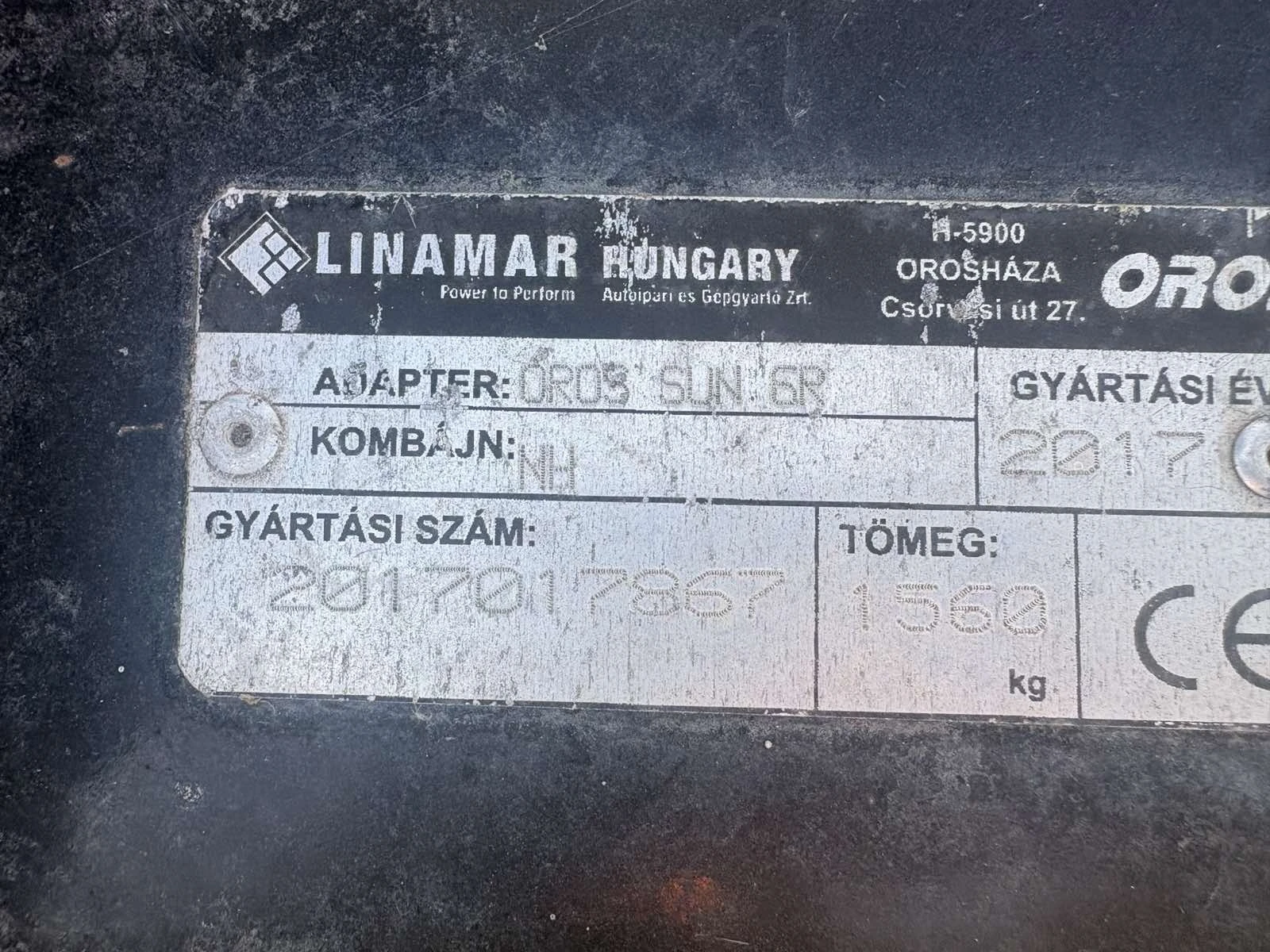 Хедер Други LINAMAR OROS SUN 6-70 , снимка 5 - Селскостопанска техника - 55589543