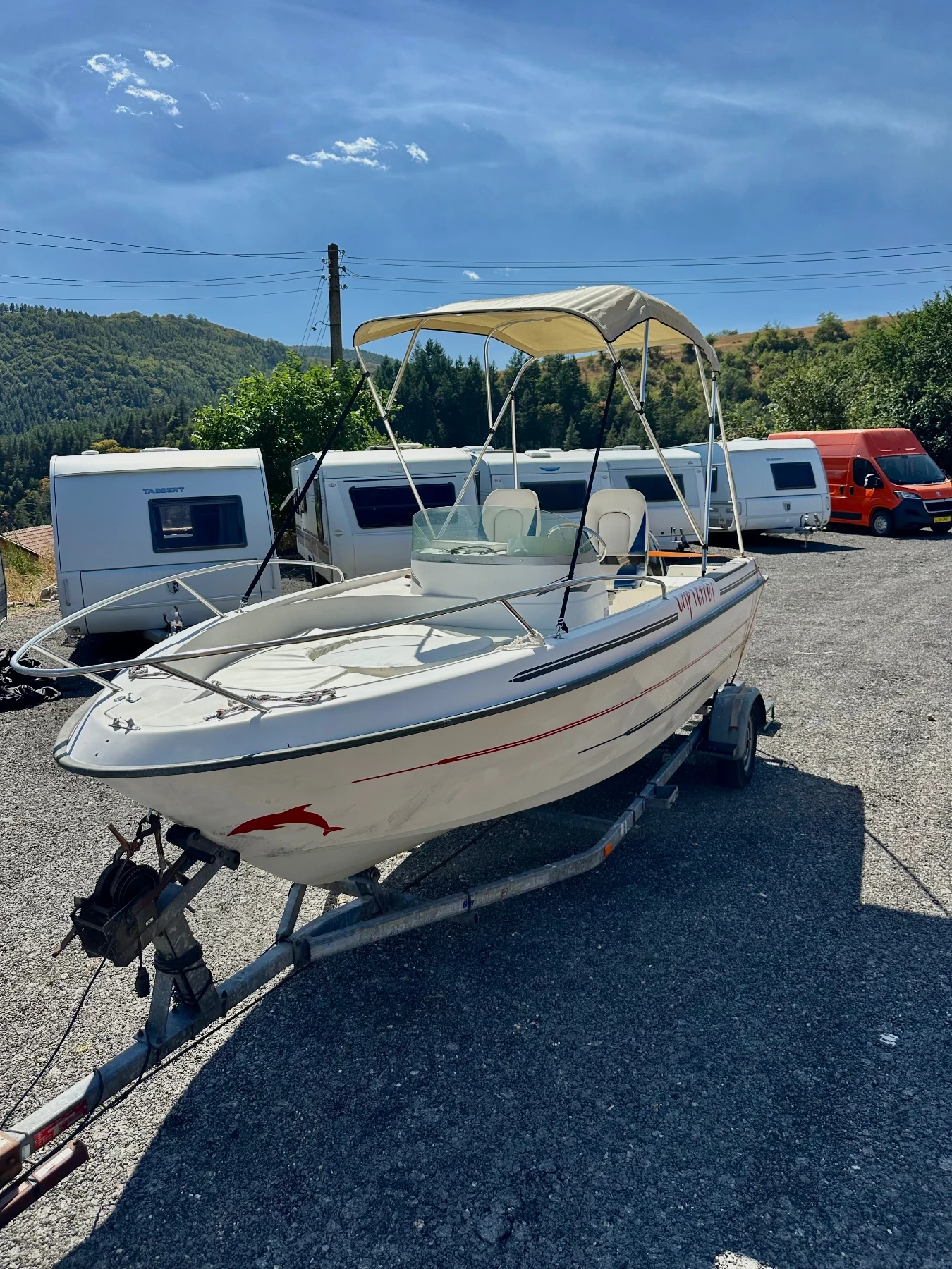 Лодка Собствено производство Cap-Ferret | GPS | Sonar | Легло | колесар, снимка 14 - Воден транспорт - 55978776