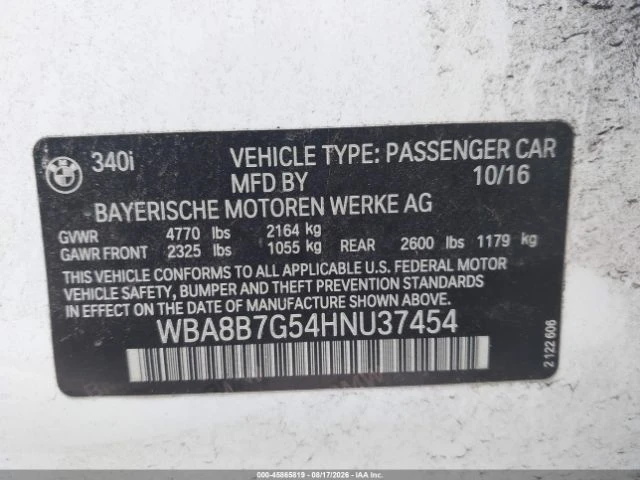 BMW 340 * CARFAX * ОПЦИЯ ЗА ФИНАНСИРАНЕ * , снимка 9 - Автомобили и джипове - 55950505