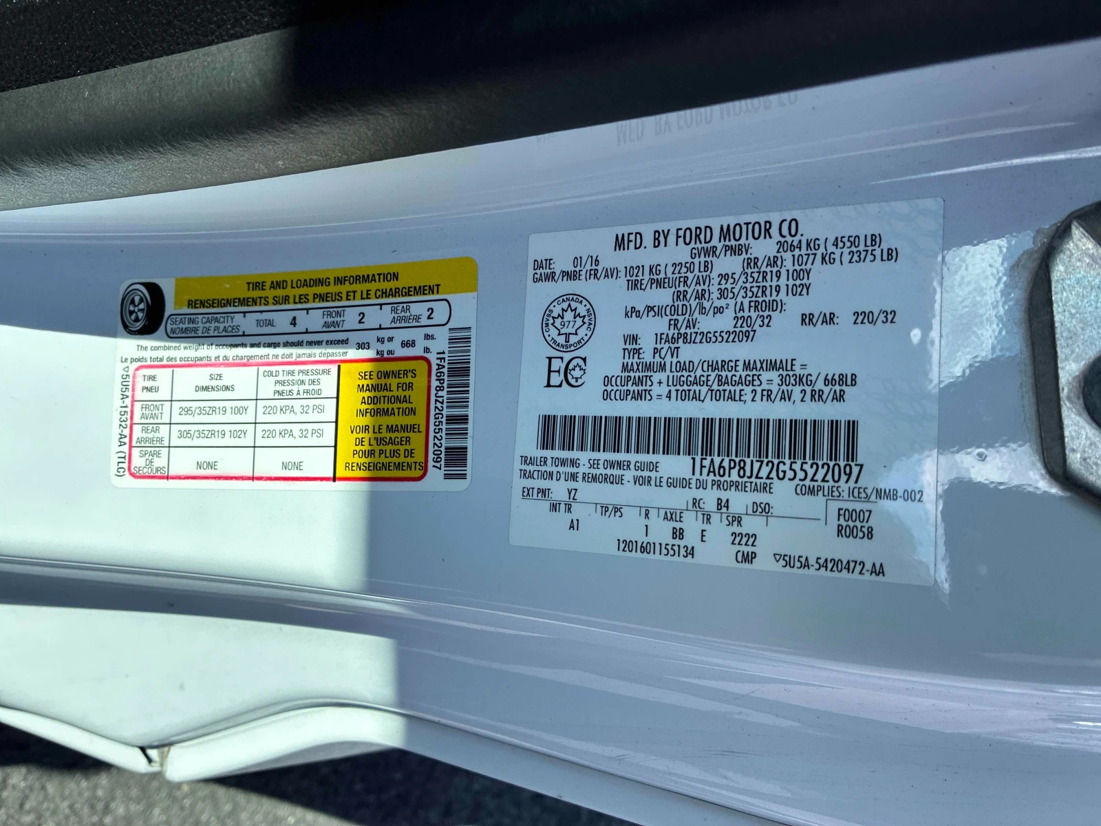 Ford Mustang Shelby * * V8 * * CARFAX * * , снимка 11 - Автомобили и джипове - 54306524