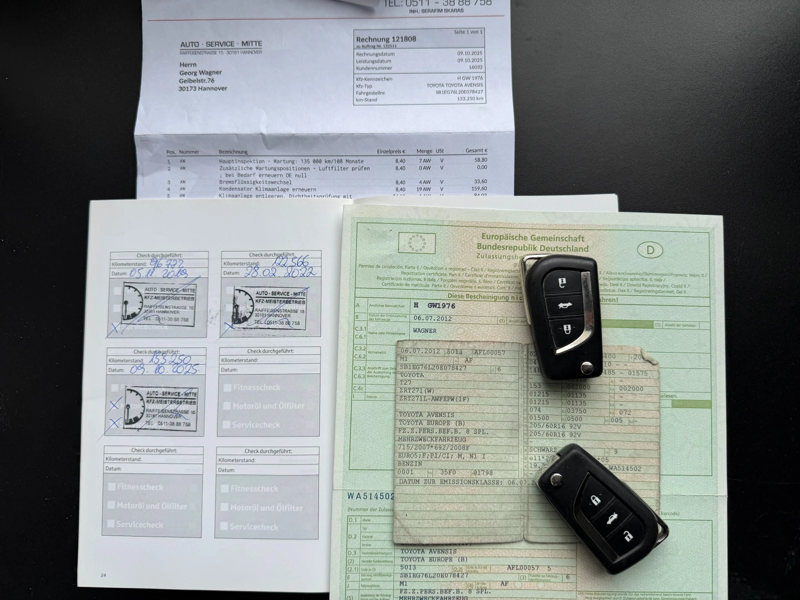 Toyota Avensis 1.8I* СЕРВИЗНА КНИЖКА* ПЪЛНА  ИСТОРИЯ , снимка 17 - Автомобили и джипове - 54484472