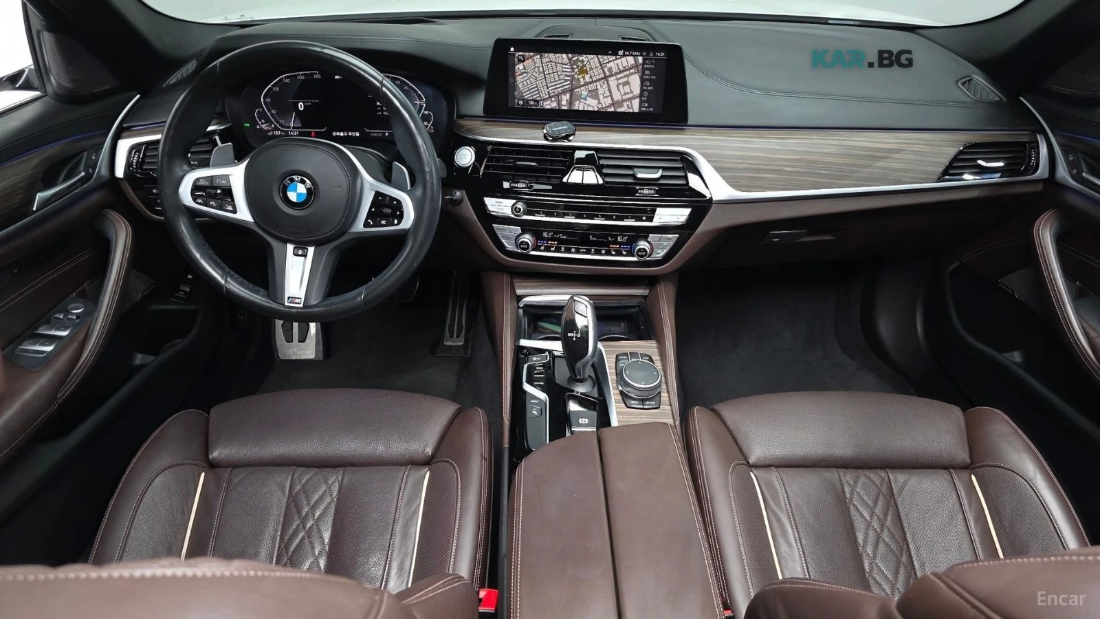 BMW 530E M PKG / DISTRONIC / HEADUP / ОБДУХВАНЕ / ПОДГРЕВИ , снимка 8 - Автомобили и джипове - 54766123