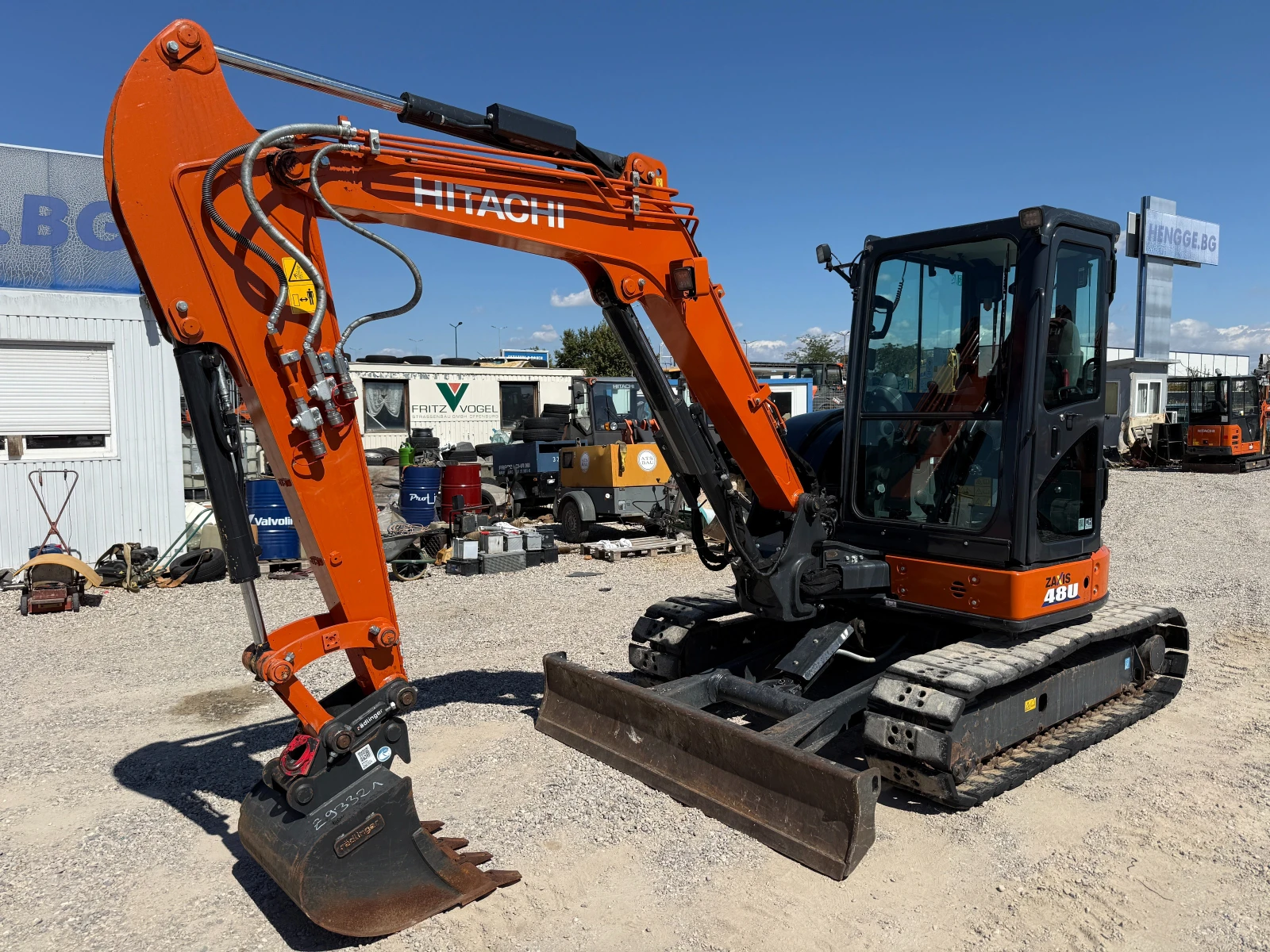 Багер Hitachi ZX 48 U-6, снимка 4 - Индустриална техника - 55803576