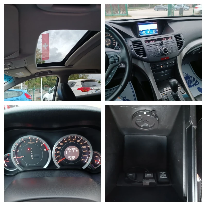 Honda Accord 2.4i-201кс-ШВЕЙЦАРИЯ-АВТОМАТ-FULL екстри, снимка 15 - Автомобили и джипове - 47551353