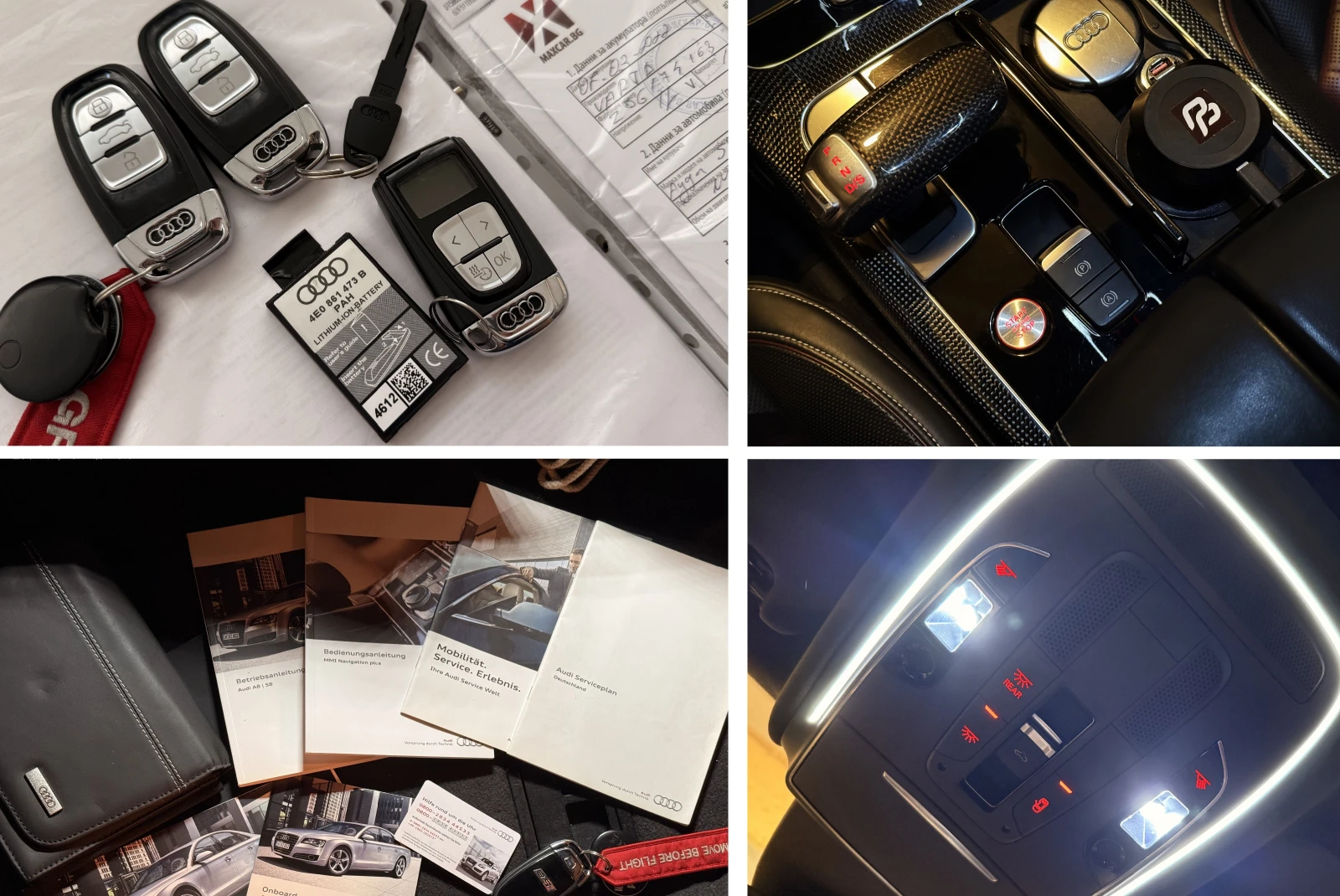 Audi S8 4.0TFSI/INDIVIDUAL/1от1/B&O/HUD/Solar/Vacuum/Печка - изображение 7