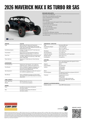Can-Am Maverick X3 Can Am Maverick X Rs turbo rr (smart-shox)  | Auto.bg — изображение 12