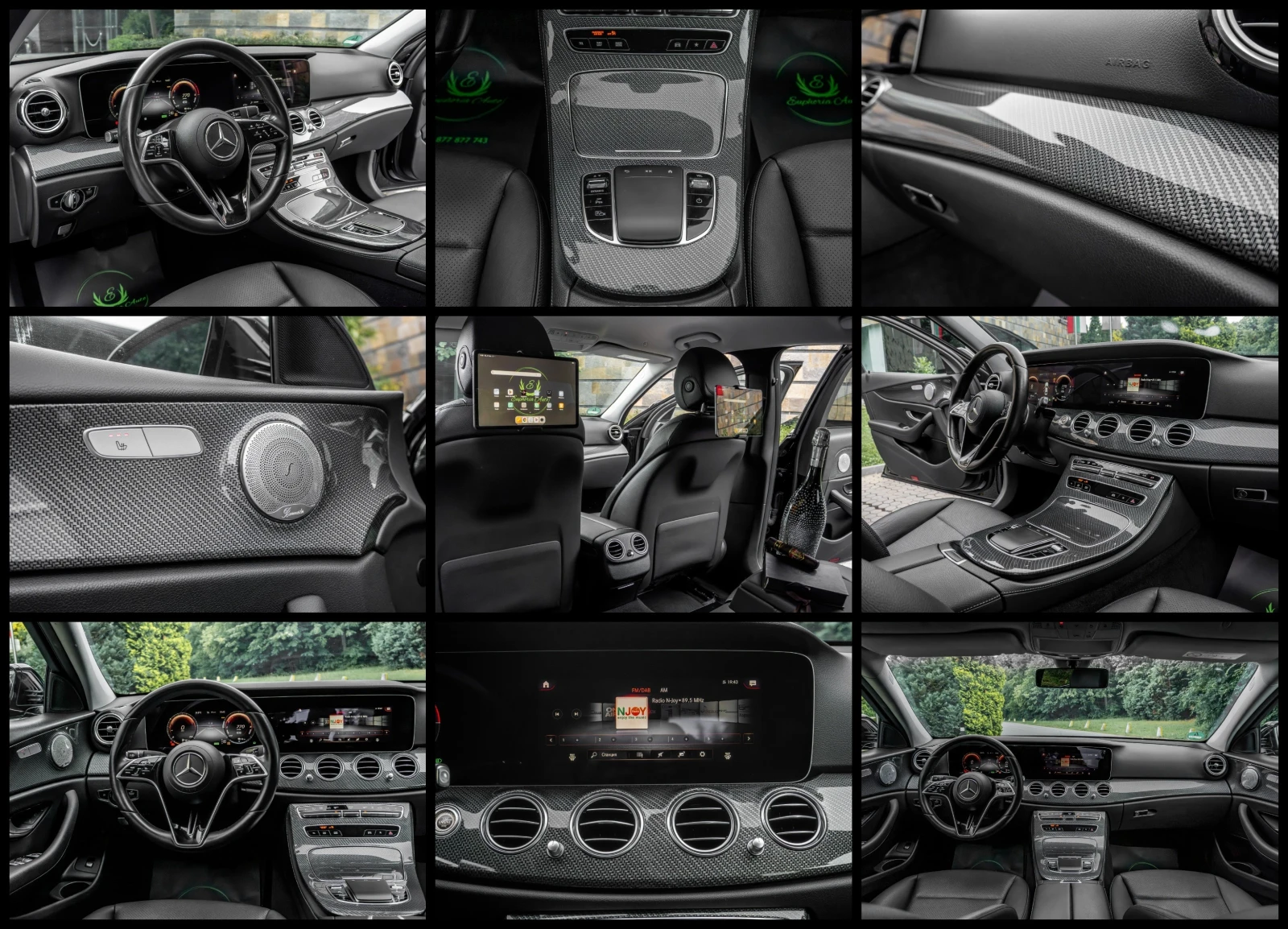 Mercedes-Benz E 300 de* AMG EXCLUSIVE* 3xTV* CARBON* ГАРАНЦИЯ, снимка 17 - Автомобили и джипове - 55090160