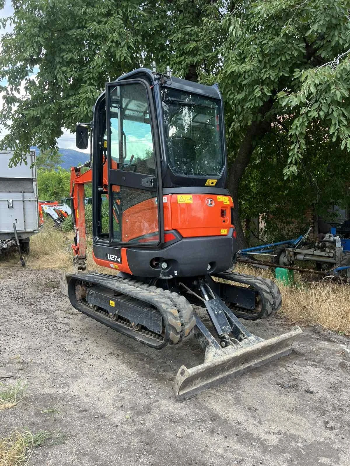 Багер Kubota U27-4, снимка 3 - Индустриална техника - 55752364
