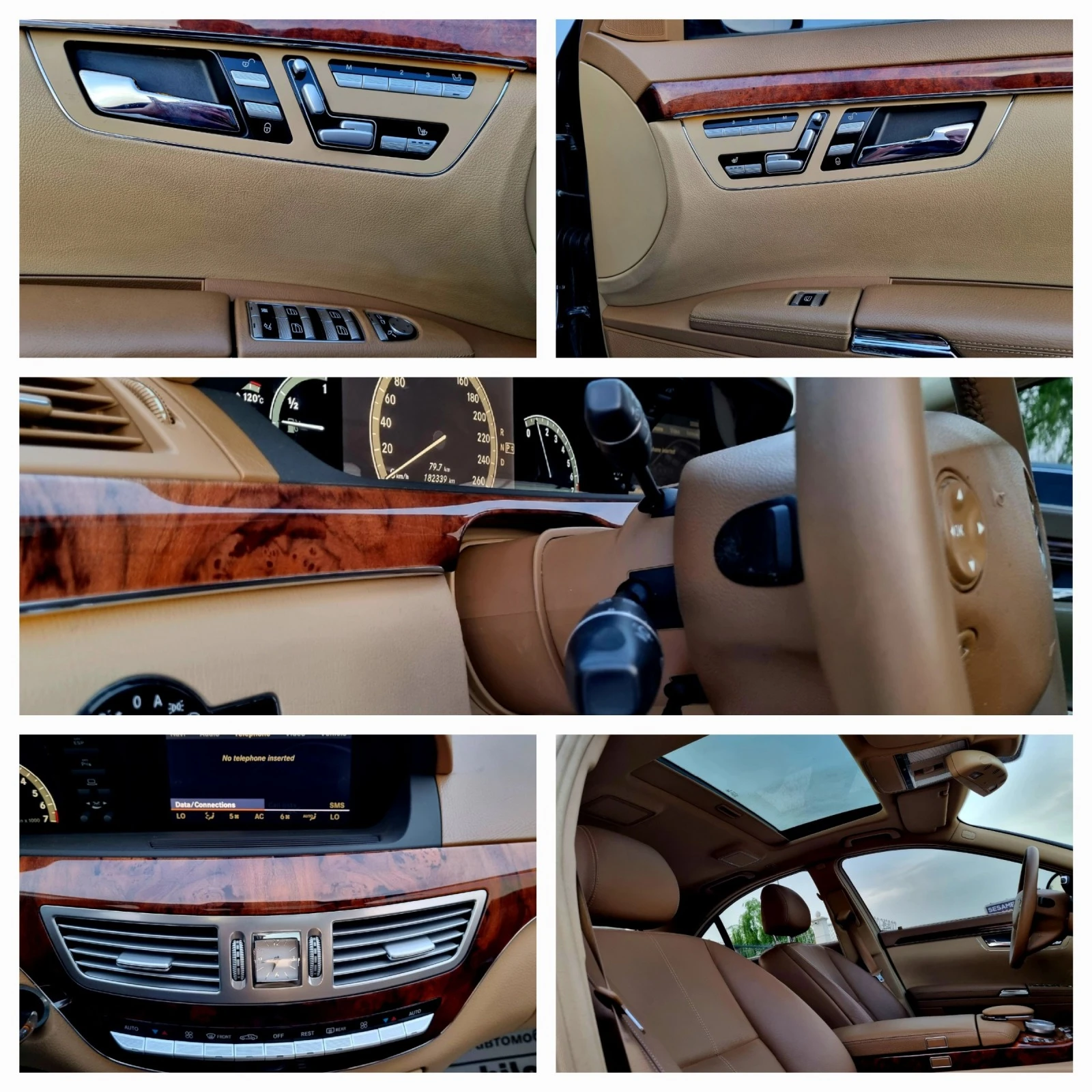 Mercedes-Benz S 500 5.5 Long Distronic! | Mobile.bg   14