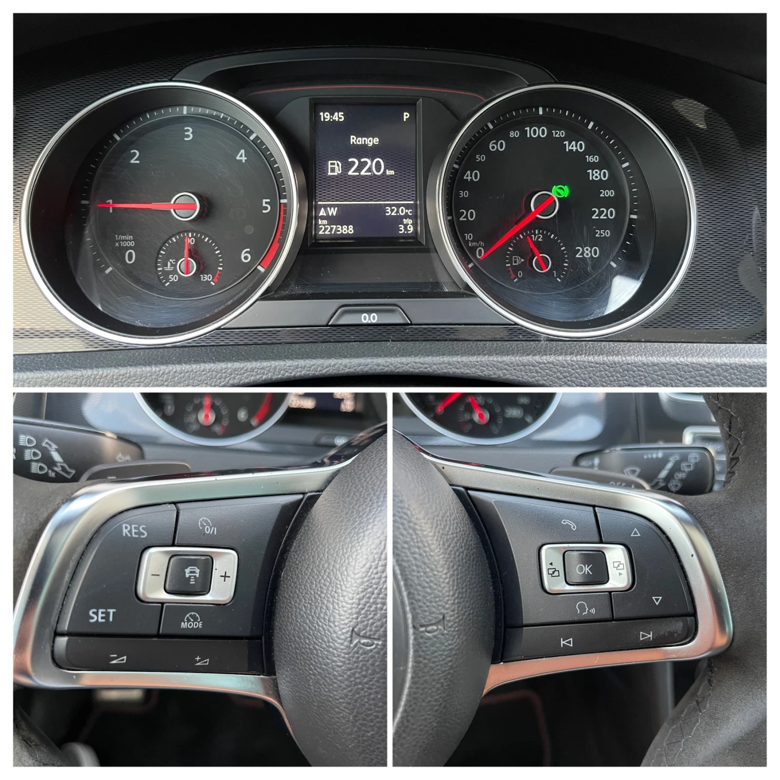 VW Golf 2.0 GTD / 184к.с/ Distronic , снимка 14 - Автомобили и джипове - 55827384