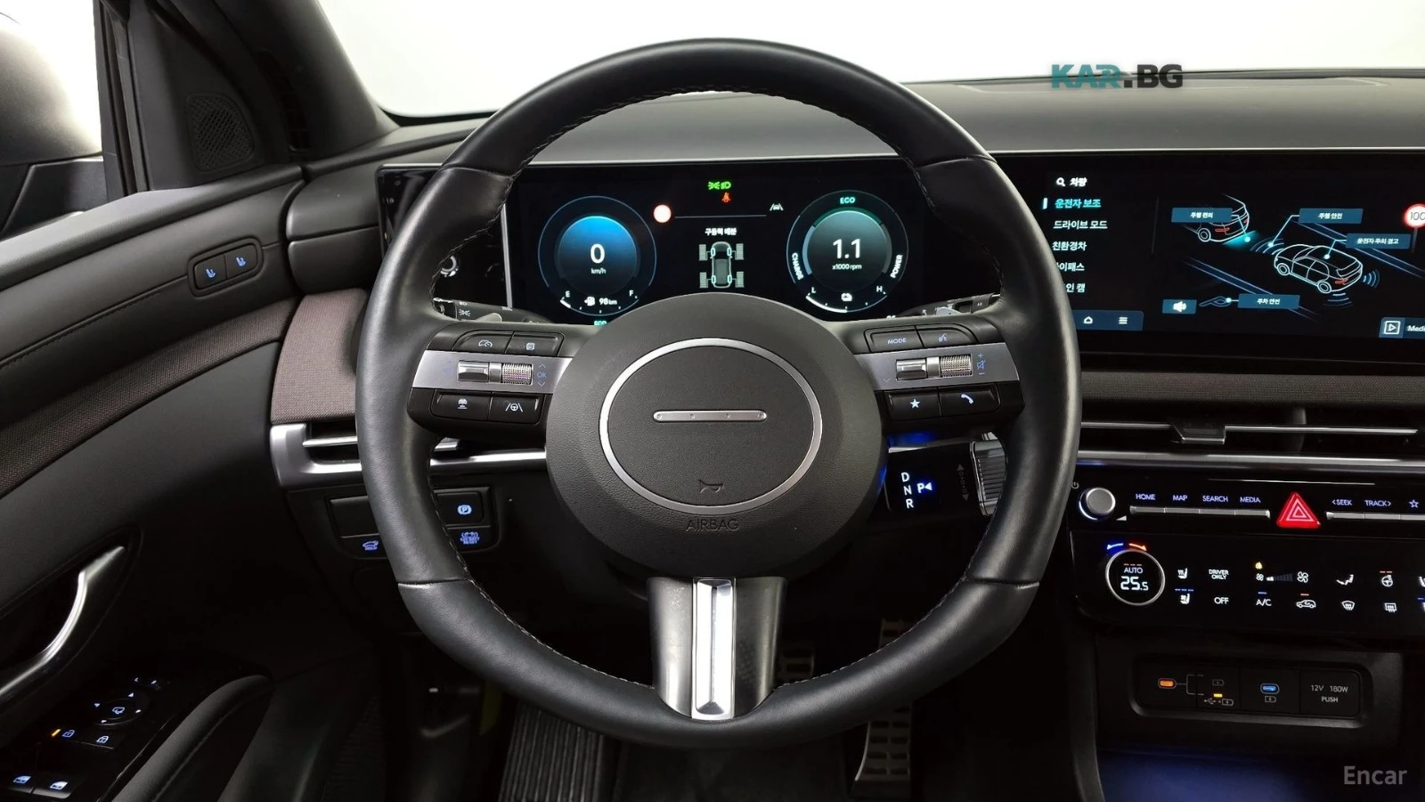 Hyundai Tucson * HEV* 1.6* AWD* INSPIRATION* ПОДГРЕВ* ОБДУХВАНЕ* , снимка 13 - Автомобили и джипове - 54660361