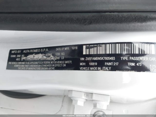 Alfa Romeo Giulia TI PREMIUM SPORT/CAM/FULL, снимка 9 - Автомобили и джипове - 54973265