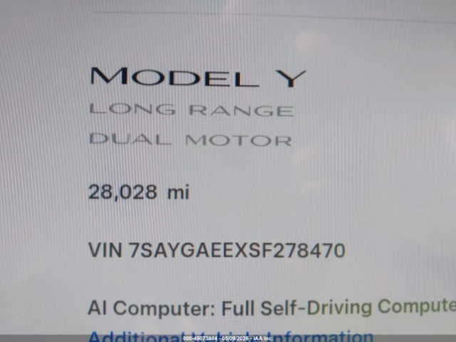 Tesla Model Y * LONG RANGE* DUAL MOTOR* КОЖА* ПОДГРЕВ* ПАНОРАМА*, снимка 13 - Автомобили и джипове - 55131327