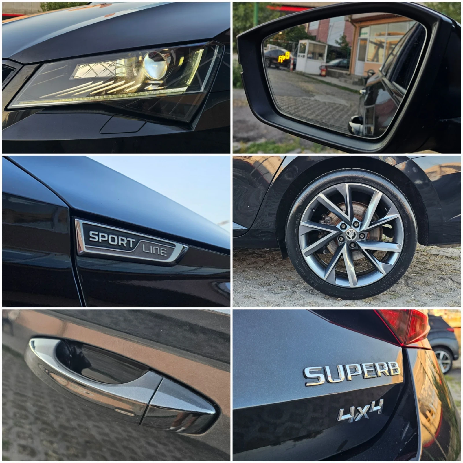 Skoda Superb 2.0TDI 190к.с. 4х4 SportLine Canton CarPlay ACC, снимка 13 - Автомобили и джипове - 55696789