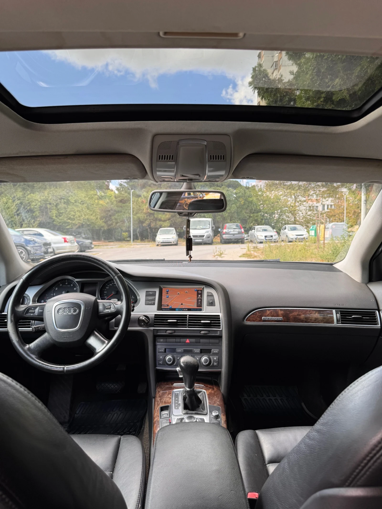 Audi A6 Allroad 3.2 FSI  Кожа   Шибедах   Навигация   ЗА РЕМОНТ, снимка 11 - Автомобили и джипове - 56213552